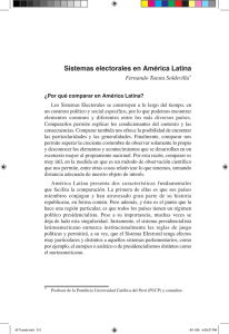 Sistemas electorales en América Latina