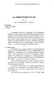 la constitucion de 1826 - Revistas de la Universidad Nacional de