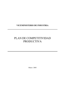 plan de competitividad productiva