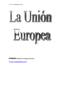La Unión Europea - Ecobachillerato