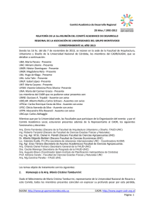 relatoría 7- 8 - Asociación de Universidades Grupo Montevideo