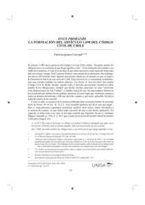 onus probandi: la formación del artículo 1.698 del código civil de chile