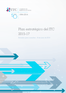 Plan estratégico del ITC 2015-17