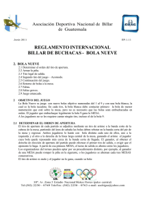 reglamento pool bola 9- asobigua - Asociacion Deportiva de Billar
