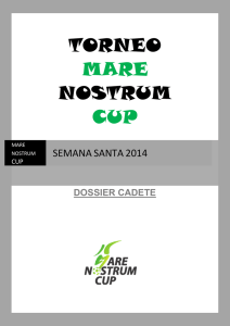 mare nostrum cup - Club Deportivo San Viator