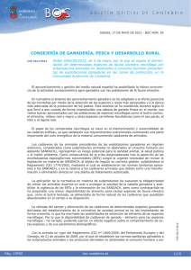 Orden GAN/30/2012 - Boletín Oficial de Cantabria