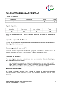 Internacionales - Comité Paralímpico Español