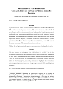 Artículo, para ver haga Click aca - Instituto Chileno de Derecho