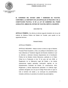 gobierno del estado de yucatan poder legislativo