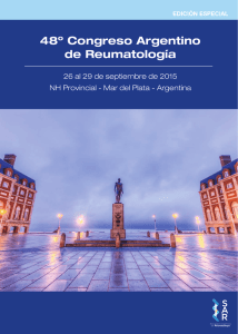 Especial 48º Congreso Argentino de Reumatología