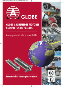 GLOBE ARCHIMEDES MOTORES COMPACTOS DE PALETAS