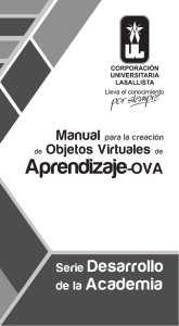 Diseño manual OVA.indd - Corporación Universitaria Lasallista
