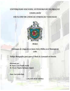 universidad nacional autonoma de nicaragua unan