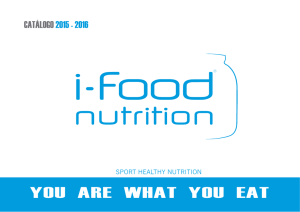 Catálogo 2015 iFood Nutrition