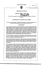 Decreto 2988 - Presidencia de la República de Colombia