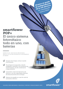 smartflower POP+ El único sistema fotovoltaico todo en uno, con