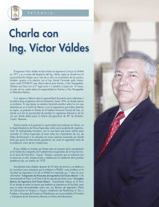 Charla con Ing. Víctor Váldes