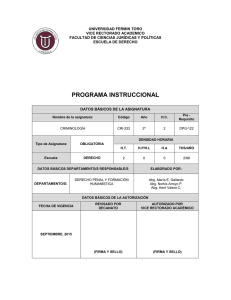 (SEPT. 2015-VIGENTE) - Universidad Fermín Toro