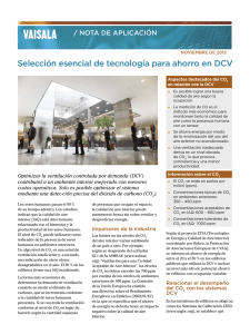 Selección esencial de tecnología para ahorro en DCV