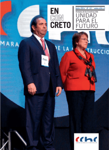 unidad para el futuro - Cámara Chilena de la Construcción