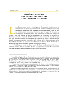 pdf Teoría del Derecho y sociología del Derecho: El Dictionaire D