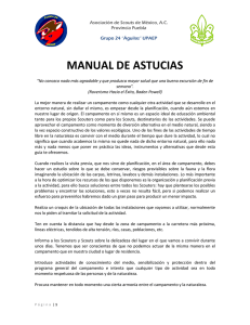 manual de astucias - Grupo Scout, Puebla 24 Águilas UPAEP