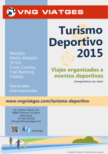 Turismo Deportivo 2014 Turismo Deportivo 2015