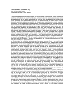 Civilizaciones (Conflicto de) - Universidad Complutense de Madrid