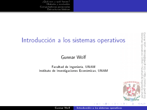 Introducción a los sistemas operativos