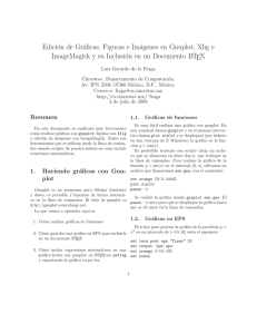 Edición de Gráficas, Figuras e Imágenes en Gnuplot, Xfig e