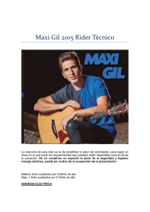 Maxi Gil 2015 Rider Técnico
