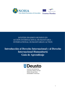 Introducción al Derecho Internacional y al Derecho Internacional