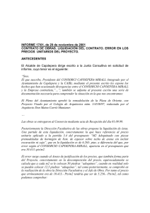 Informe 17/01, de 29 de noviembre de 2001