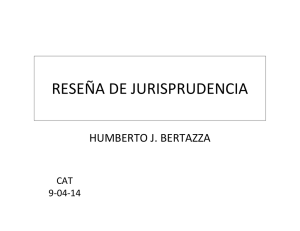 reseña de jurisprudencia - Consejo Profesional de Ciencias