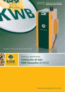 Calefacción de leña KWB Classicfire 20-50 kW