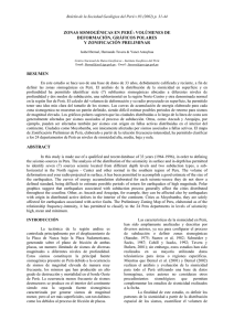 zonas sismogénicas en perú: volúmenes de deformación, gráficos