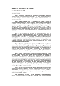 Resolución Ministerial Nº 0877-2013