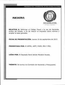 INICIATIVA - Congreso del Estado de Baja California