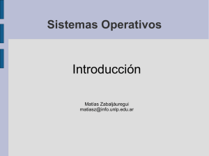 Introducción - Investigación en Sistemas Operativos