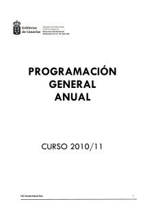 programación general anual - IES Canarias Cabrera Pinto
