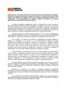 Resolución de 16 de marzo de 2015, de la Dirección General de