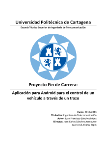 Universidad Politécnica de Cartagena Proyecto Fin de Carrera: