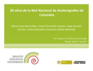 20 años de la red nacional de acelerógrafos de colombia