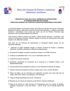 permisos de operaciones - Autoridad Marítima de Panamá