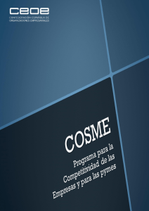 COSME: Programa para la Competitividad de las Empresas