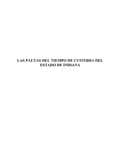 LAS REGLAS DEL TIEMPO DEL PADRE DEL ESTADO DE INDIANA