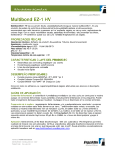 Multibond EZ-1 HV - Franklin Adhesives and Polymers