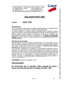 solucion post zinc aux 1709