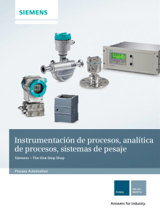 Instrumentación de procesos, analítica de procesos