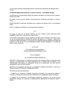 ley número 350 - H. Congreso del Estado de Veracruz